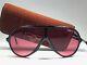 Vintage Rare! Ray Ban Wings Black Rose Pink Lenses Usa Ski B&l Sunglasses 1980's