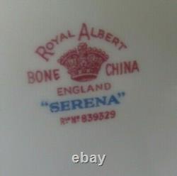 Vintage Royal Albert Serena Teapot with Lid Pink Roses 4 Cup England Rare Pot