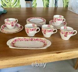 Vintage Royal Doulton'Baby Rose' Complete Tea Set c1941 Made in England! RARE