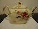 Vintage Sadler England Cubed Rose Teapot #2897 Rare 1930-1940's Rare