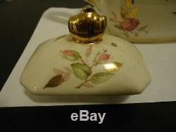 Vintage Sadler England Cubed Rose Teapot #2897 Rare 1930-1940's RARE