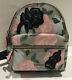 Wow Rare New Coach Rose Floral Flower Mini Charlie Backpack Bag Purse Nwt F25869